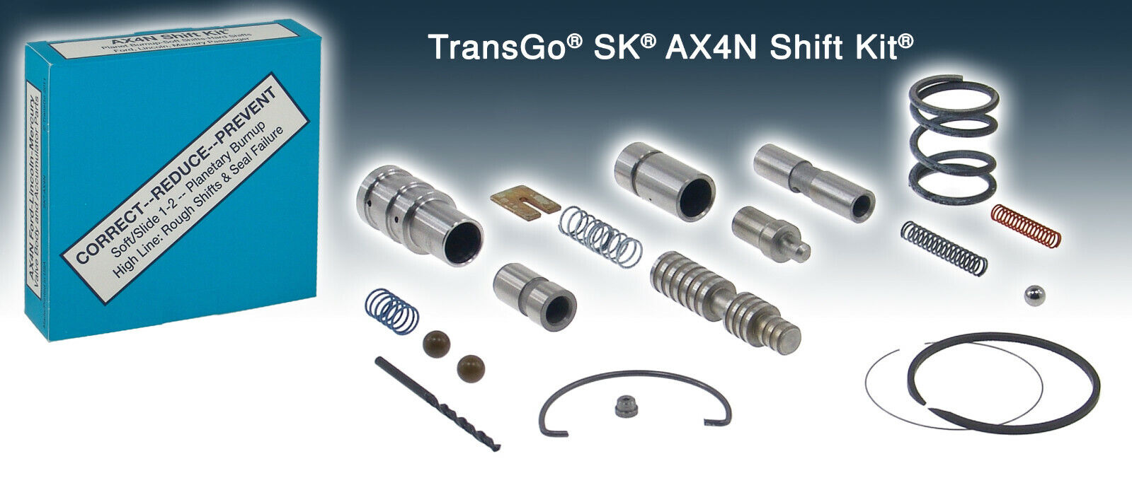 Transgo SK AX4N Transmission Shift Kit AX4N 4F50N 95-18