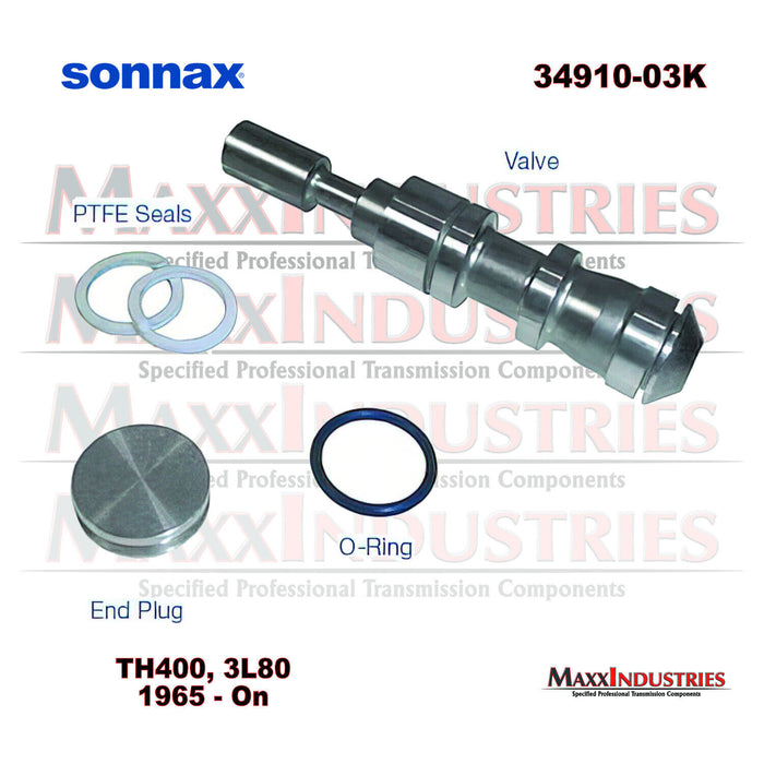 Sonnax 34910-03K Transmission Pressure Regulator Valve Kit TH400 3L80 71-98