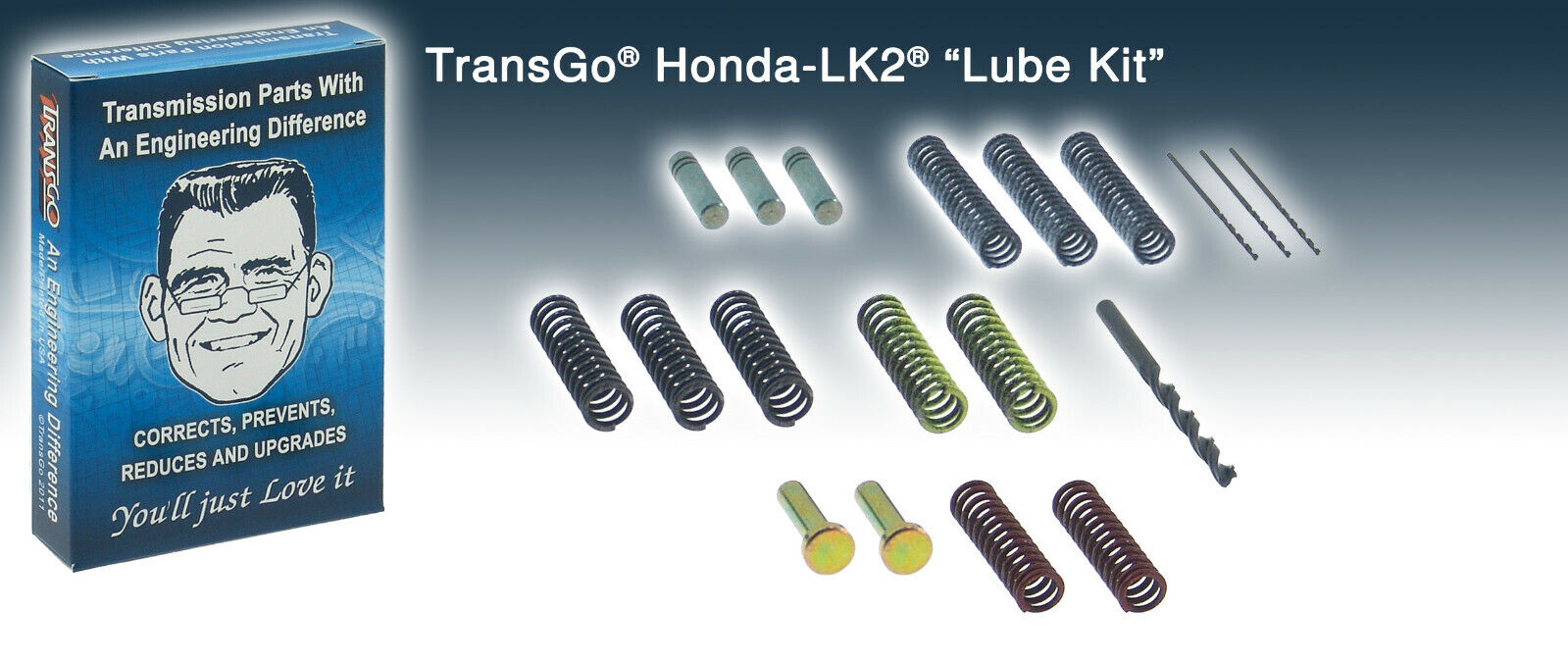 Transgo HONDA-LK2 Transmission Lube Kit 4 Cylinder (Includes 95-97 w/ V6) MPZA