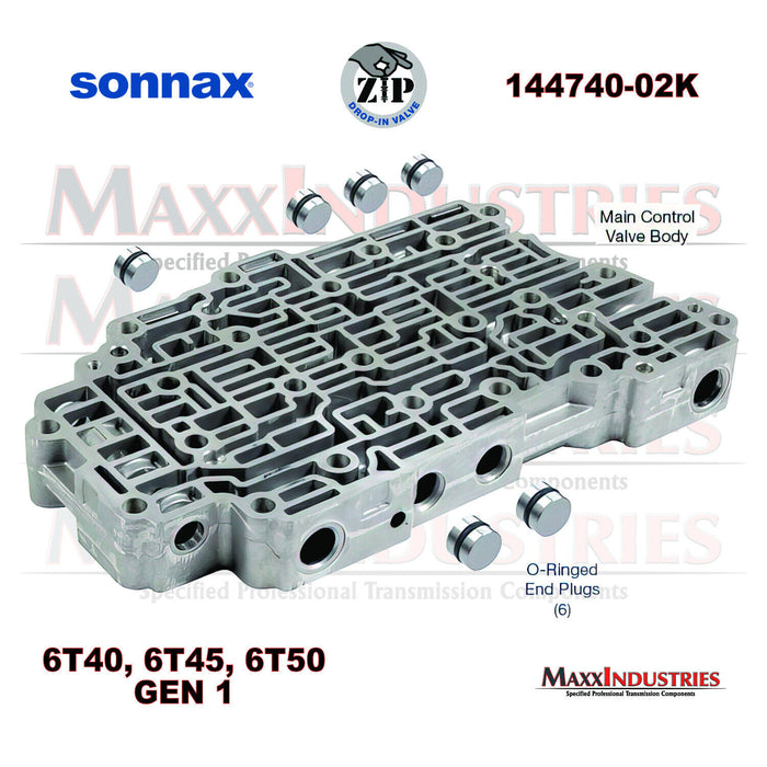 6T40 6T45 Gen 1 Transmission O-Ringed End Plug Kit Sonnax 144740-02K