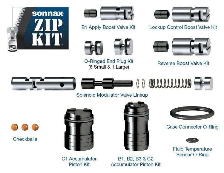 Sonnax U660E-ZIP Transmission Zip Kit U660E 07-18