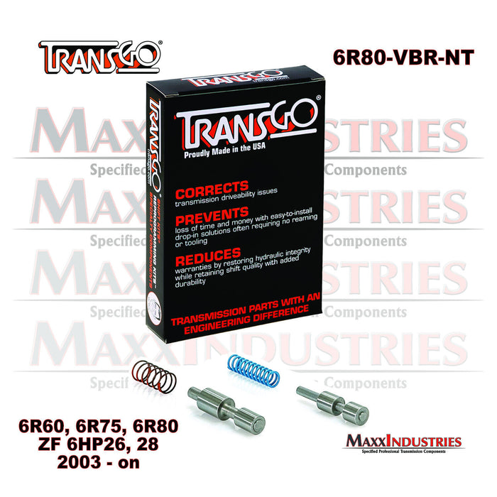 Transgo 6R80-VBR-N Valve Body Repair Kit w/o Tool 6R60/6R75/6R80/ZF6HP19/26/32