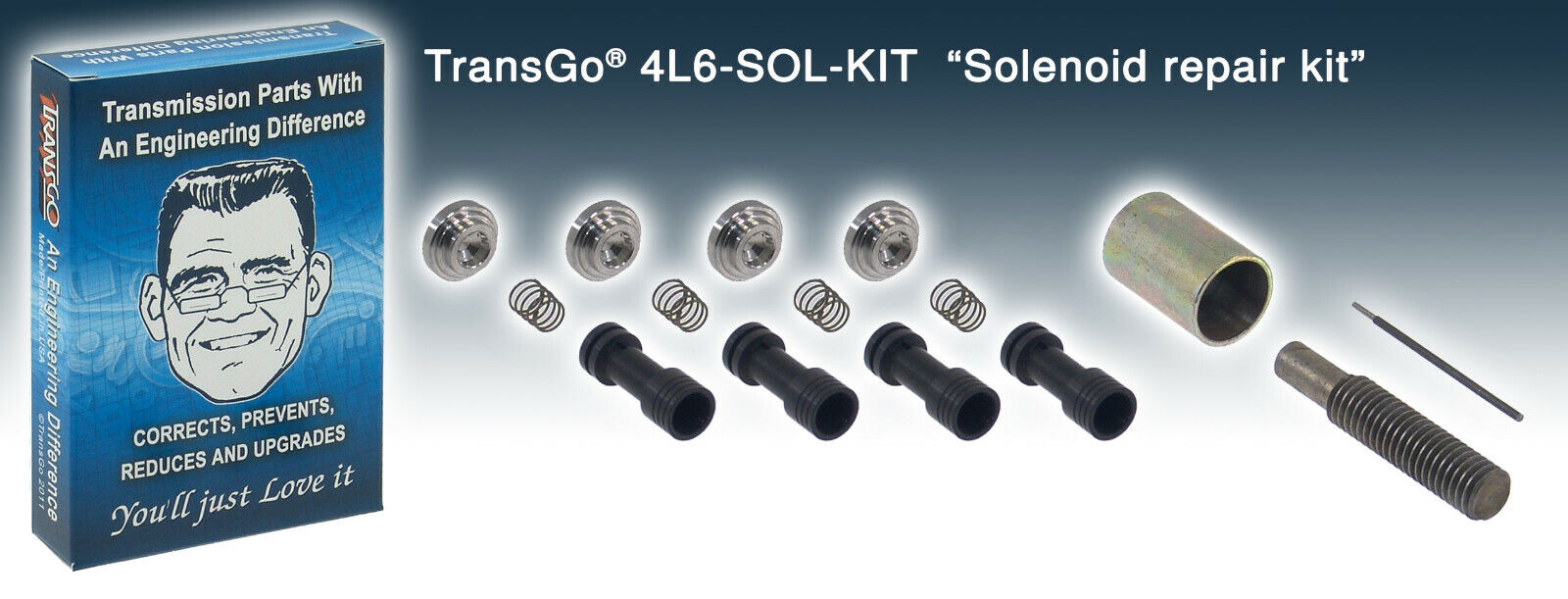 Transgo 4L6-SOL-KIT Transmission Repair Kit, Electronic Pressure Control (EPC)