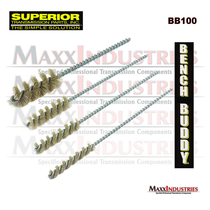 Superior Transmission Parts BB100 Bench Buddy Valve Body Brush Tool 4-piece Set
