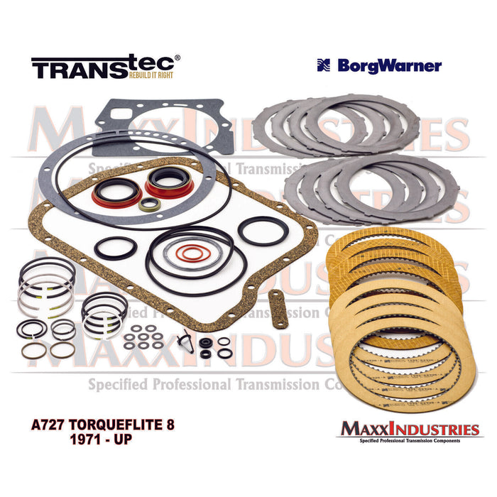 A727 TF8 Transmission Master Rebuilt Kit BorgWarner Frictions with Steels +++