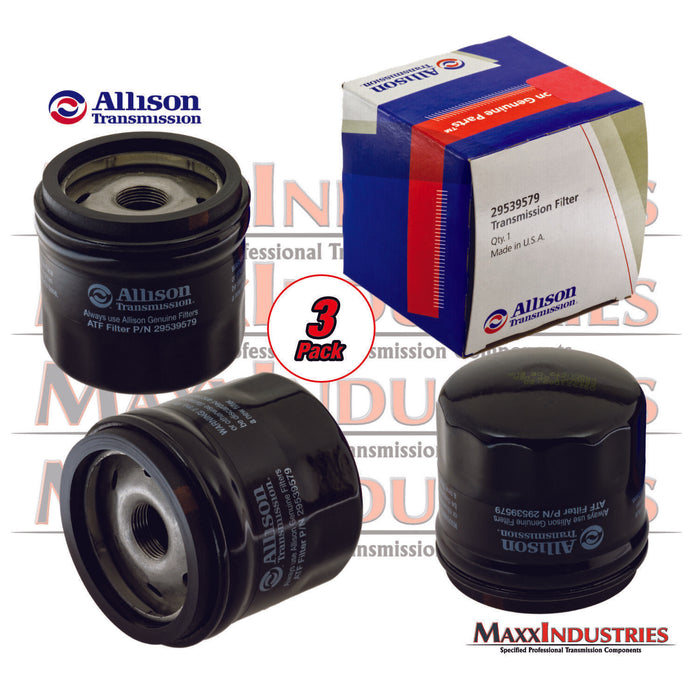 2000-up Allison Transmission 3-pack Oil Filter LCT100 Chevy GMC Duramax Diesel
