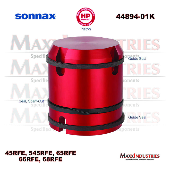 Sonnax 44894-01K Accumulator One Piston Dual Guide Seals Prevents Scuffing 68RFE