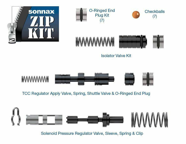 Sonnax 6F50-ZIP Transmission 6F50 Zip Kit 6F 6F50 6F55 07-18