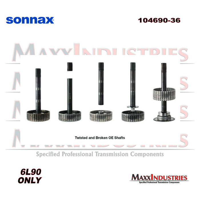 6L90 Transmission HD 4-5-6 Clutch Hub & Intermediate Shaft Sonnax 104690-36