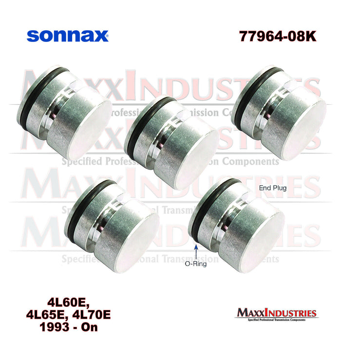 Sonnax 4L60-E, 4L65-E, 4L70-E 3-4 Relay O-Ringed End Plug Kit  77964-08K