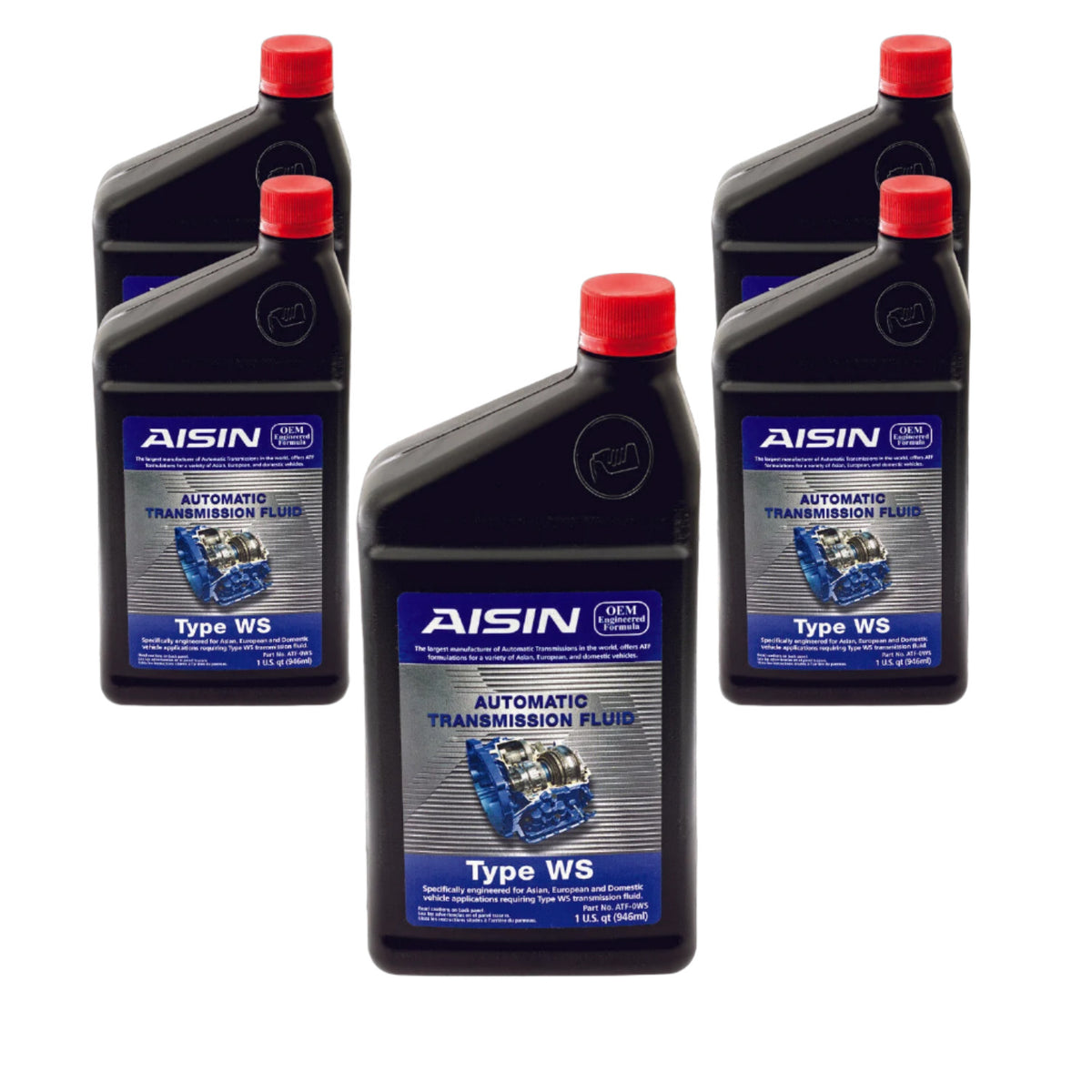 Toyota Lexus Type WS Automatic Transmission Fluid Service Aisin 5-quar ...
