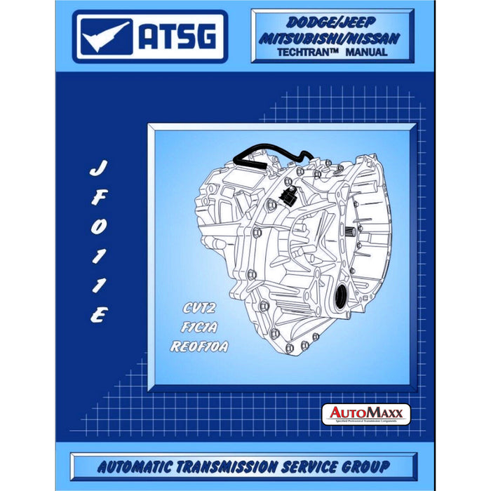 ATSG JF011E Rebuild Manual Book Jatco CVT2 F1C1A RE0F10A Transmission Overhaul