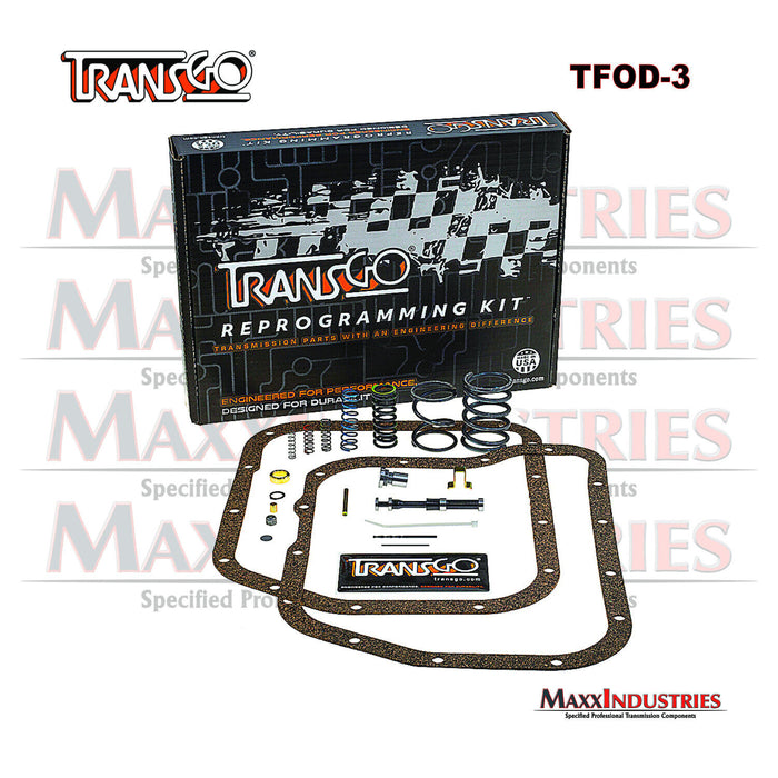 Transgo TFOD-3 Transmission Reprogramming Kit, Full Manual Control-Race A518