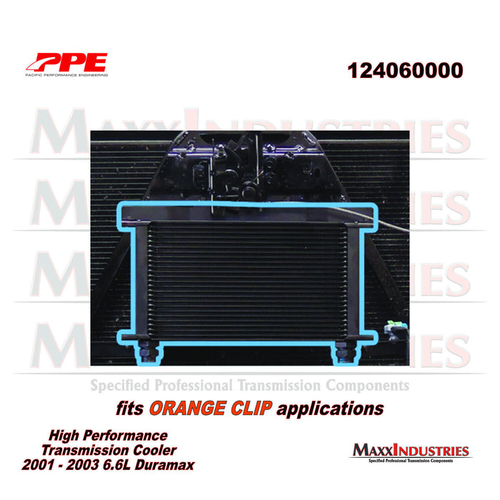 Duramax Allison Performance Transmission Cooler Orange GM 6.6L PPE 124060000