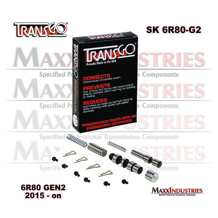 Transgo SK-6R80-G2  Transmission Valve Body Repair Kit Fits 6R80 GEN2 2015-on
