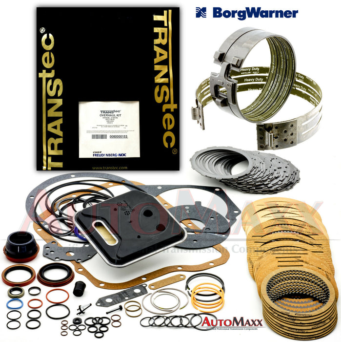 A618 47RE 1998-02 Transmission Rebuild Kit with Kevlar Bands BorgWarner Transtec