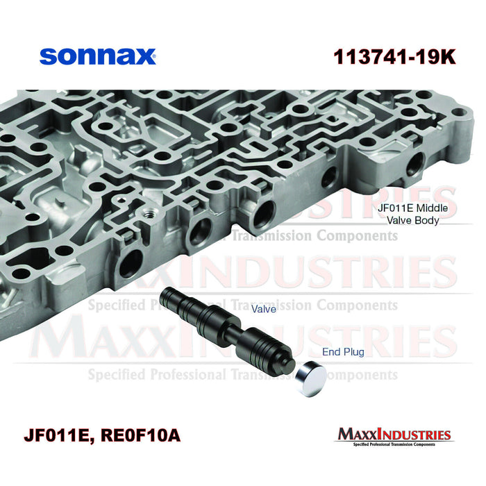 Sonnax 113741-19K Oversized Secondary Pulley Control Valve Kit JF011E (RE0F10A)