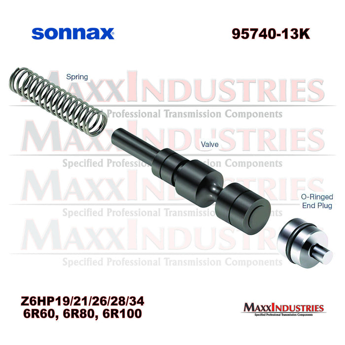 Sonnax 95740-13K Transmission Bypass Clutch Control Valve Kit (Oversized)