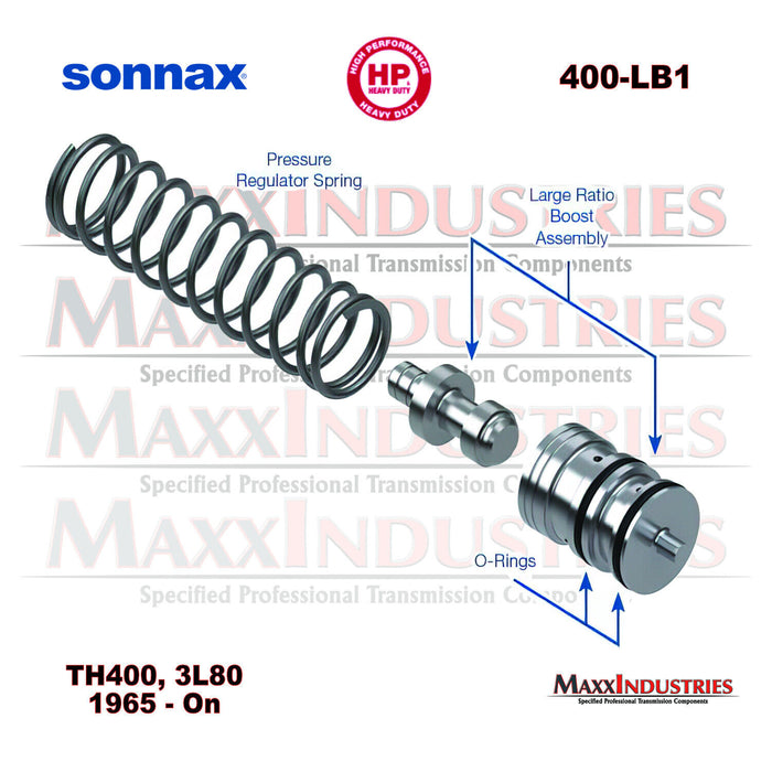 Sonnax 400-LB1 TH400 Transmission Boost Valve & Sleeve Progressive Line Pressure