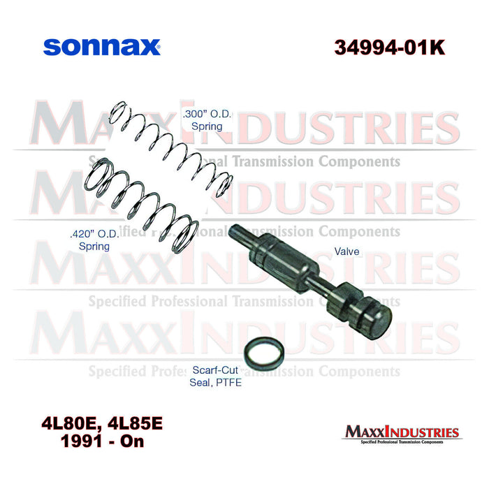 Sonnax 34994-01K Transmission Torque Converter Clutch (TCC) Regulator Valve