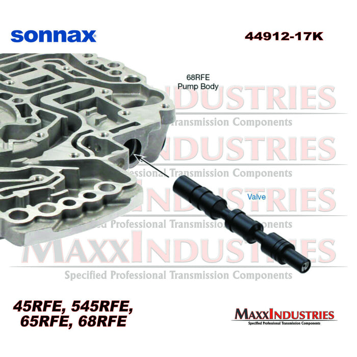 45RFE 545RFE 68RFE Trans Lube Regulated Pressure Regulator Valve Sonnax 44912-17