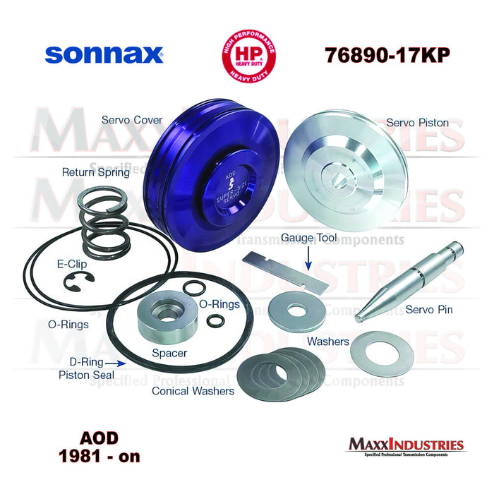 Sonnax 76890-17KP Super Hold Servo Kit AOD (80-93)