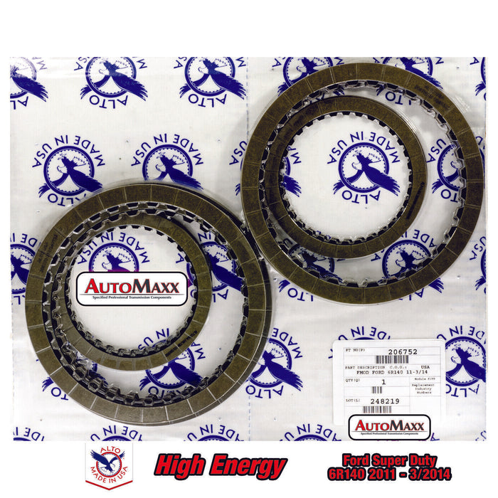 Ford 6R140 Alto Products Heavy Duty Friction Clutch Kit High Energy 2011-3/2014
