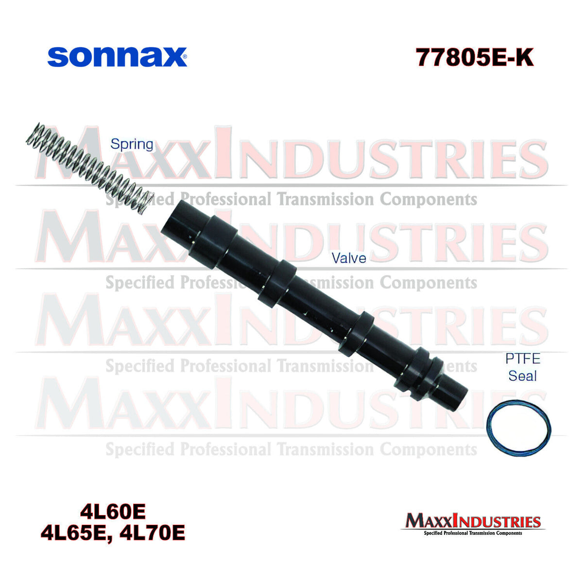 Sonnax 77805EK Transmission Torque Converter Clutch (TCC) Apply Valve