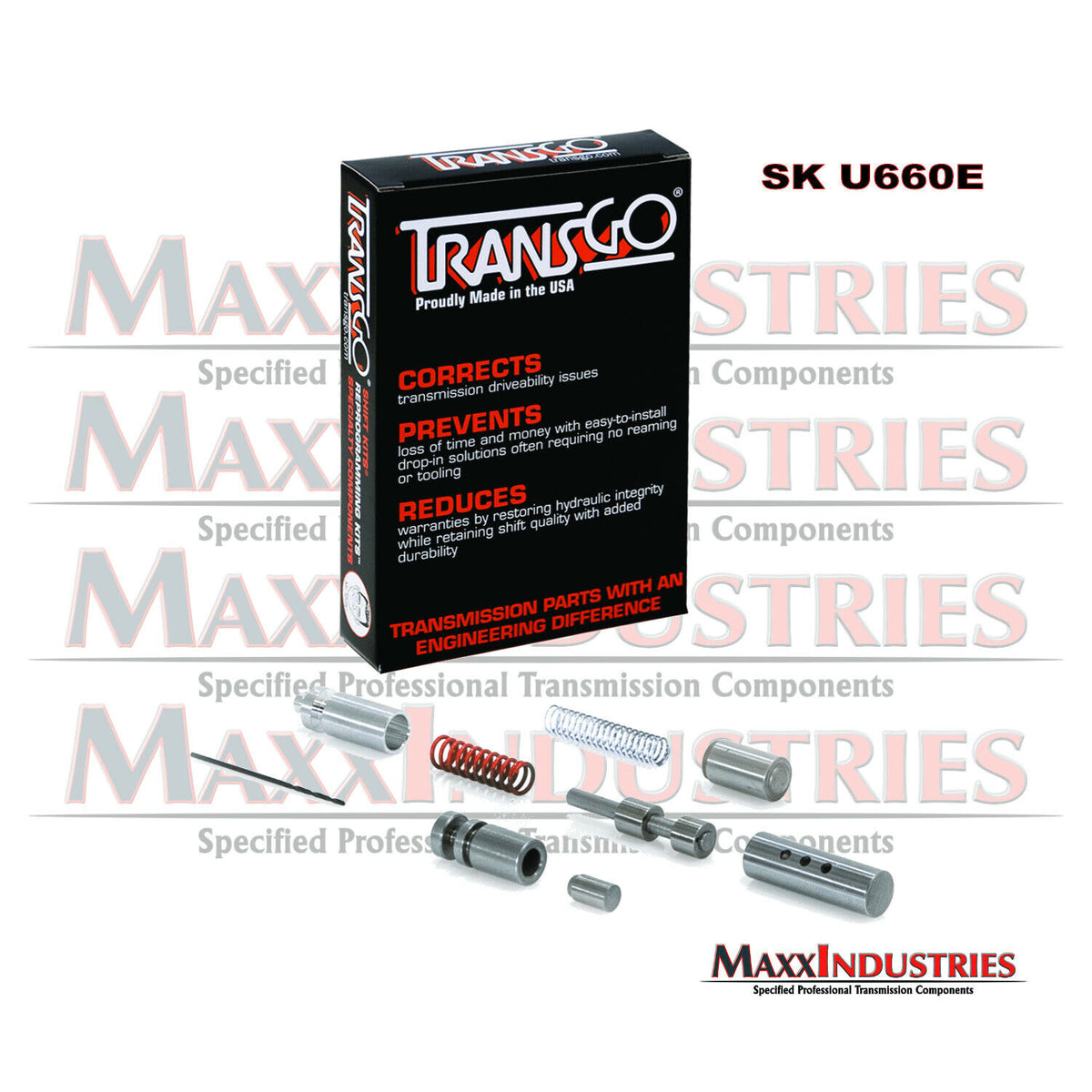 Toyota U660E Automatic Transmission Valve Body Shift Kit TransGo SKU6