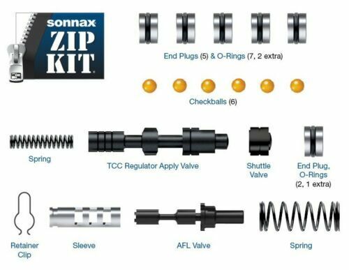 Sonnax Zip Kit Valve Body Rebuild 6T30 6T40 6T45 6T50 6T40-GEN2-ZIP