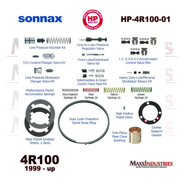 Sonnax HP-4R100-01 Performance Pack Kit 4R100 98-On Heavy Duty Update